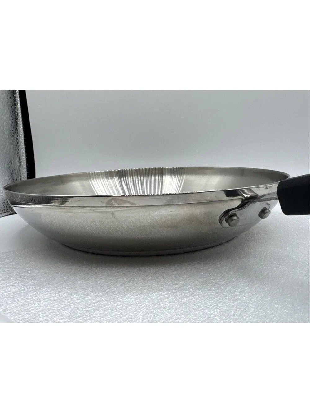 Vintage West Bend Kitchen Craft Stainless 11” Sauté Frying Pan Skillet Unused